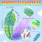 8PCS 5D Diamond Painting Bookmarks – DIY Crystal Feather Diamond Art Kits for Adults, Book Lovers, Graduation & Birthday Gifts